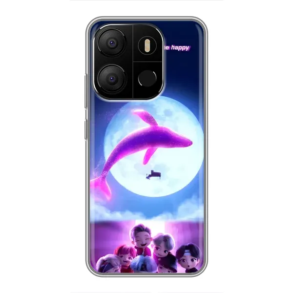 Чехол с принтом «КИТ BTS» для TECNO Pop 7 Pro Чехол с принтом «КИТ BTS» для TECNO Pop 7 Pro