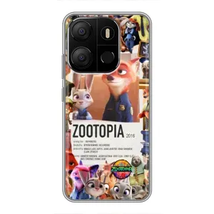 Чехол Зоотрополіс на Tecno Pop 7 Pro (Постер Зверополис)