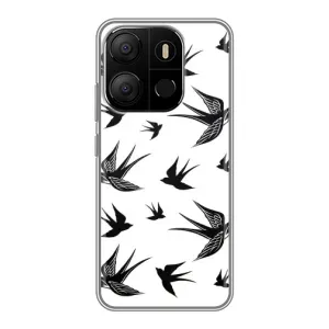 Чохол з пташками на Tecno Pop 7 Pro (VPrint)