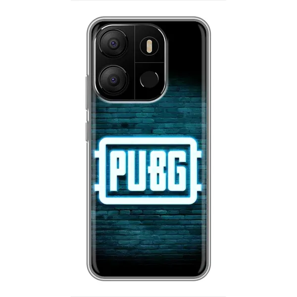 Чехол с принтом «Лого PUBG» для TECNO Pop 7 Pro Чехол с принтом «Лого PUBG» для TECNO Pop 7 Pro