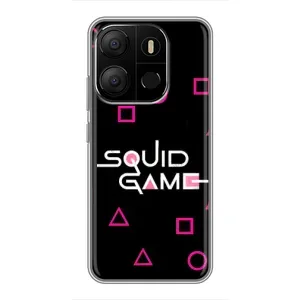 Чехол Гра в кальмара для Tecno Pop 7 Pro (Паттерн Игра кальмара)