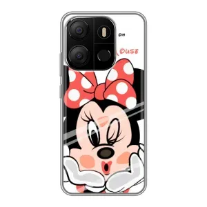Міккі Маус чохол для Tecno Pop 7 Pro (AlphaPrint - Мультяшні) (Маус Мінні)