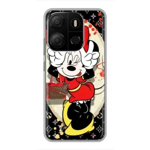 Чохол Disney Mouse Tecno Pop 7 Pro (PREMIUMPrint) (Мінні peace)