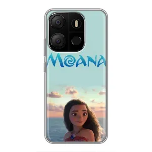Чехол с мультфильмом Моана Tecno Pop 7 Pro (Портрет Моана)