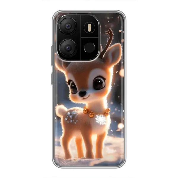 Чехол с принтом «Олененок» для TECNO Pop 7 Pro Чехол с принтом «Олененок» для TECNO Pop 7 Pro