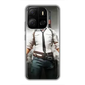 Чехол PUBG для Техно Поп 7 Про (AlphaPrint)