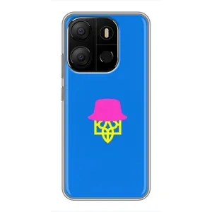 Чехлы для Tecno Pop 7 Pro Укр. Символика (AlphaPrint) (Шапка на гербу)