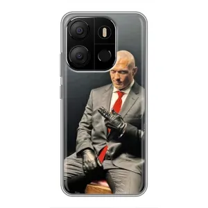 Чехол с принтом «Усик Hitman» для TECNO Pop 7 Pro