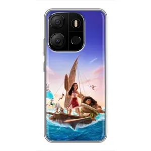 Чехол с мультфильмом Моана Tecno Pop 7 Pro (Команда Ваяна Мауи)