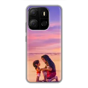 Чехол с мультфильмом Моана Tecno Pop 7 Pro (Маленькая Ваяна)