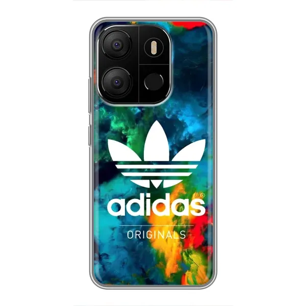 Чехол с принтом «Яркий Адидас» для TECNO Pop 7 Pro Чехол с принтом «Яркий Адидас» для TECNO Pop 7 Pro