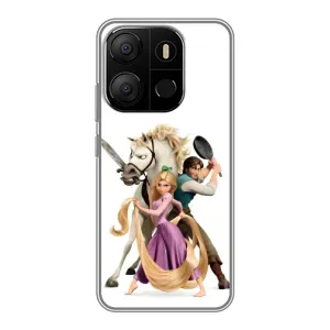 Чехол Рапунцель для Tecno Pop 7 Pro (Рапунцель и друзья)