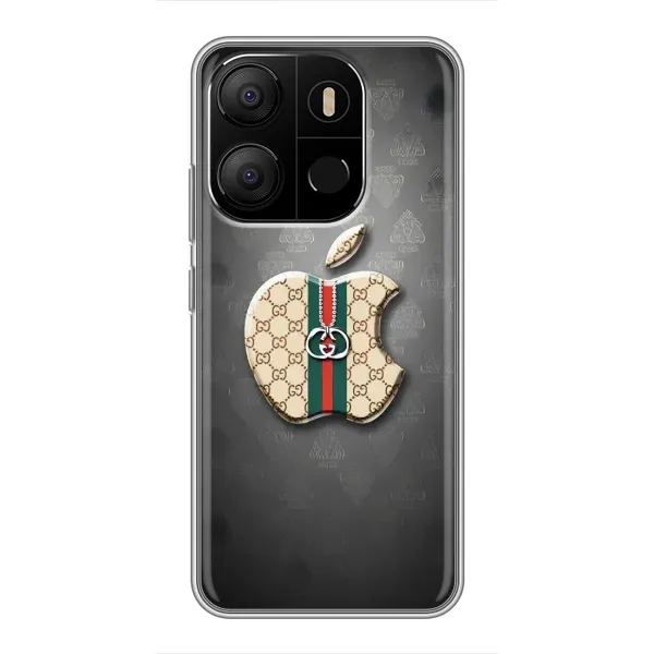 Чохол з принтом «Apple gucci» для TECNO Pop 7