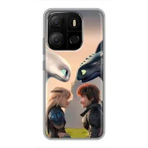 Чохол як приборкати дракона на Tecno Pop 7 (Гикавка і Астрід)