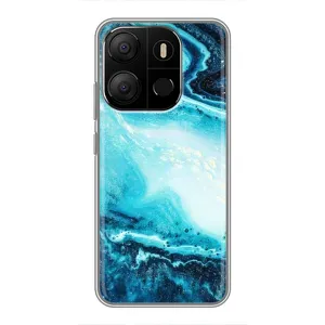 Мраморний чехол на Tecno Pop 7 (VPrint)