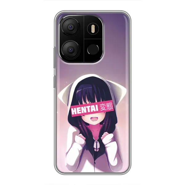 Чехол с принтом «Hentai chan» для TECNO Pop 7 Чехол с принтом «Hentai chan» для TECNO Pop 7