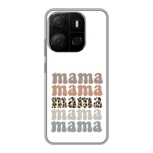 Чохли для мами на Tecno Pop 7 (Текстовий колаж мама)