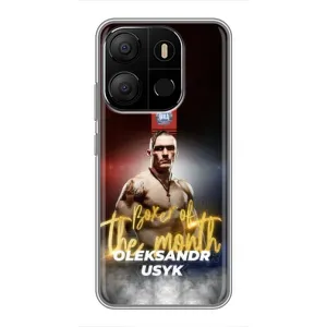 Чехол с принтом «Olexandr Usyk» для TECNO Pop 7