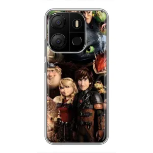 Чохол як приборкати дракона на Tecno Pop 7 (Персонажі дракона)