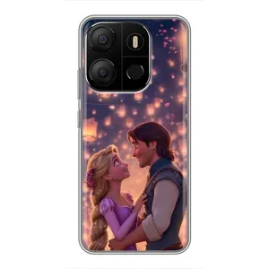 Чохол Рапунцель для Tecno Pop 7 (Принцеса та принц)