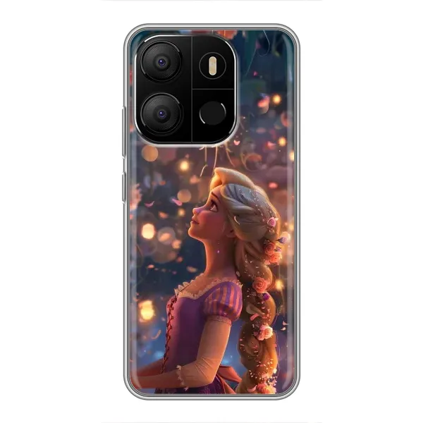 Чохол з принтом «Рапунцель ліхтарики» для TECNO Pop 7 Чохол з принтом «Рапунцель ліхтарики» для TECNO Pop 7
