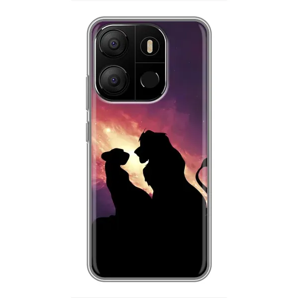 Чохол з принтом «Силует Сімба і Налу» для TECNO Pop 7 Чохол з принтом «Силует Сімба і Налу» для TECNO Pop 7