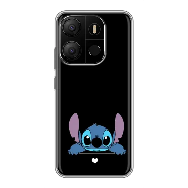 Чехол с принтом «Стич на черном» для TECNO Pop 7 Чехол с принтом «Стич на черном» для TECNO Pop 7