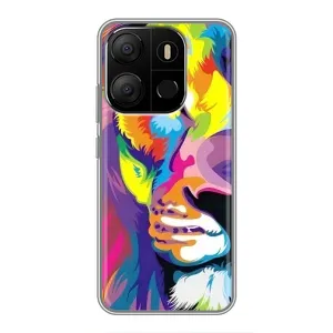 Чохол з картинкою ЛЕВ для Tecno Pop 7 (VPrint)