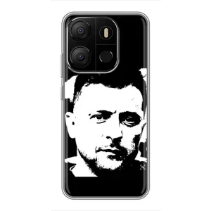 Чохол для Tecno Pop 7 (AlphaPrint - с принтом Зеленського)