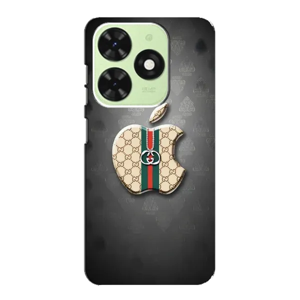 Чохол з принтом «Apple gucci» для TECNO Pop 8