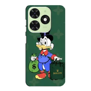 Чехли для Tecno Pop 8 - Скрудж МакДак Louis Vuitton (PREMIUMPrint) (Богата Утка)