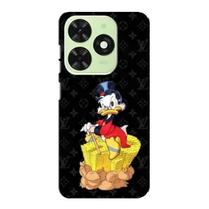 Чехли для Tecno Pop 8 - Скрудж МакДак Louis Vuitton (PREMIUMPrint) (Богатство Макдака)
