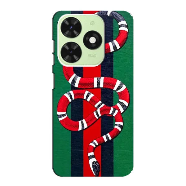 Чохол з принтом «Gucci змія» для TECNO Pop 8