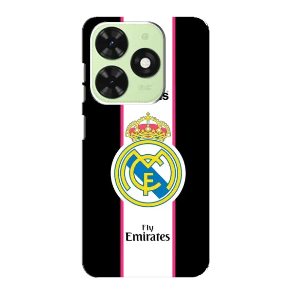 Чохол з принтом «лого Real Madrid» для TECNO Pop 8 Чохол з принтом «лого Real Madrid» для TECNO Pop 8