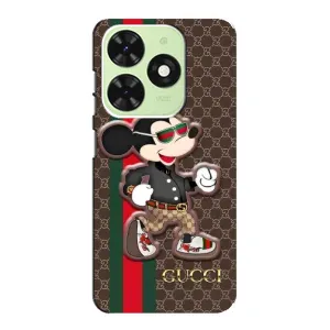 Чохли GUCCI для ТЕКНО Поп 8 (AlphaPrint) (Маус Гуччі)