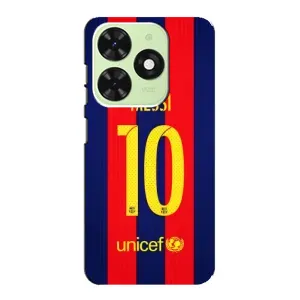 Чохли Мессі для Tecno Pop 8 (AlphaPrint) (Messi Barca 10)