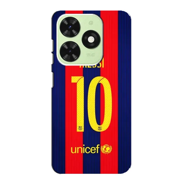 Чохол з принтом «Messi Barca 10» для TECNO Pop 8 Чохол з принтом «Messi Barca 10» для TECNO Pop 8