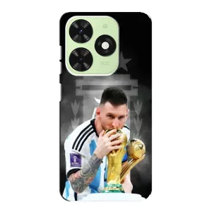 Чехлы для Tecno Pop 8 (Leo чемпион) (AlphaPrint) (Месси Чемпион)
