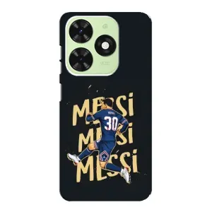 Чехлы для Tecno Pop 8 (Leo чемпион) (AlphaPrint) (Messi ПСЖ)
