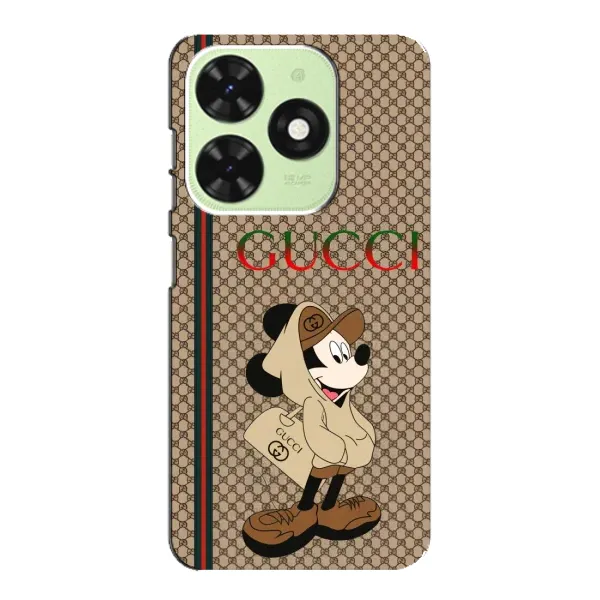 Чохол з принтом «Mickey GUCCI» для TECNO Pop 8