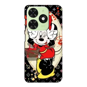Чохол Disney Mouse Tecno Pop 8 (PREMIUMPrint) (Мінні peace)