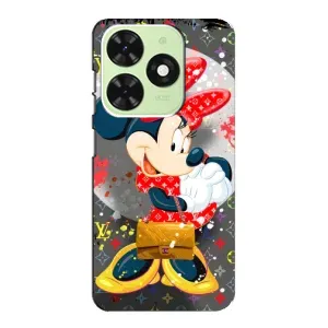 Чохол Disney Mouse Tecno Pop 8 (PREMIUMPrint) (Minni з бантіком)