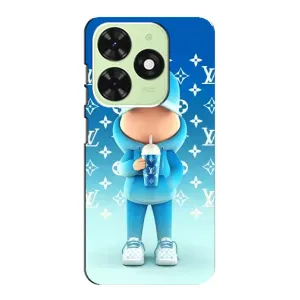 Крутые Чехлы Луи Виттон для Tecno Pop 8 (AlphaPrint) (Парень LV)