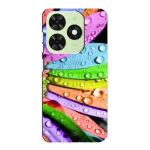 Чехлы (ART) Цветы на Tecno Pop 8 (VPrint) (Семиквітка)