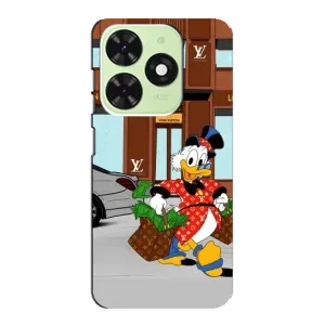 Чехли для Tecno Pop 8 - Скрудж МакДак Louis Vuitton (PREMIUMPrint) (Скрудж ЛВ)