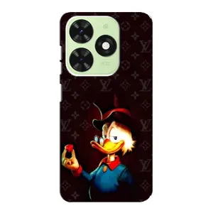 Чехли для Tecno Pop 8 - Скрудж МакДак Louis Vuitton (PREMIUMPrint) (Скрудж з ботліантом)