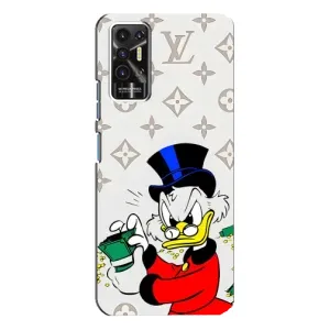Чехлы для TECNO Pova 2 (LE7n) - Скрудж МакДак Louis Vuitton (PREMIUMPrint) (Баксы Скрудж)