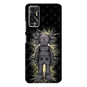Чохли для TECNO Pova-2 (LE7n) - Bearbrick Louis Vuitton (PREMIUMPrint) (Bearbrick LV)