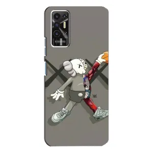 Чохли для TECNO Pova-2 (LE7n) - Bearbrick Louis Vuitton (PREMIUMPrint) (Беарбрік Джордан)