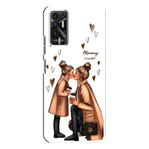 Чохол з друком для TECNO Pova-2 (LE7n) - (Мама з дитинкою) (AlphaPrint) (Донька і мама)